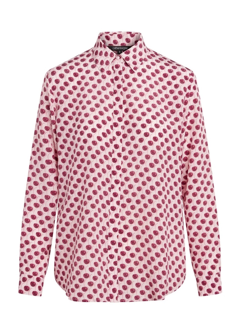 Catherine Gee Sophie Cherry Shirt NWT Size Large - Picture 2 of 9